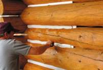Герметизация деревянных домов